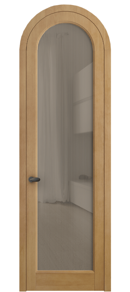 Межкомнатная дверь Палаццо 6814 Бук натуральный матовый Рифлёное бронзовое стекло "Дюна", триплекс Цена 177739 ₽ | Volhovec