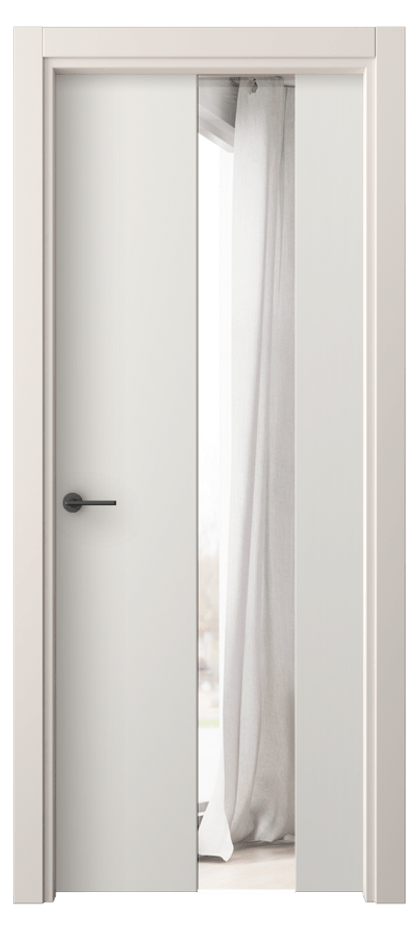 Межкомнатная дверь Freedom 4226 ПЭТ белоснежный Двустороннее зеркало, триплекс, 6 мм Цена 30479 ₽ | Volhovec