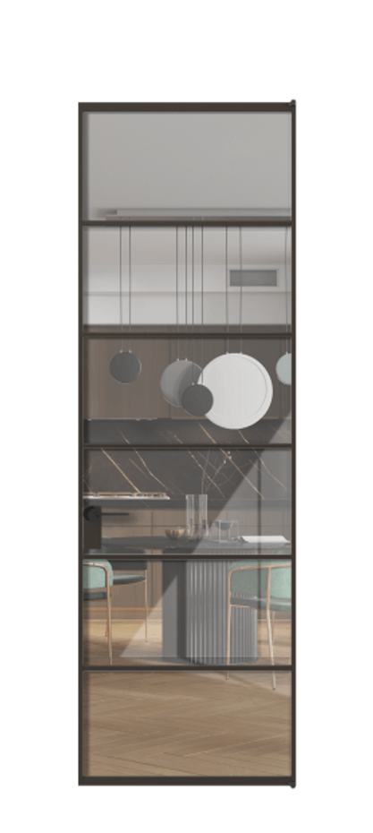 Алюминиевая дверь АЛПЛ040.04 Алюминий антрацит Рефлективное прозрачное стекло "Stopsol", калёное. Без короба ААН Цена 151690 Стоимость комплекта двери включает:
1. Полотно (600/650/700/750/800/850/900/950*2000-2400 мм).
2. Короб
3. Комплект фурнитуры (2 торцевые петли и магнитный замок с ответной планкой). Фабрика дверей Волховец 8 (800) 551 43 19 Алюминиевая дверь АЛПЛ040.04 Алюминий антрацит Рефлективное прозрачное стекло "Stopsol", калёное Цена 151690 | Volhovec