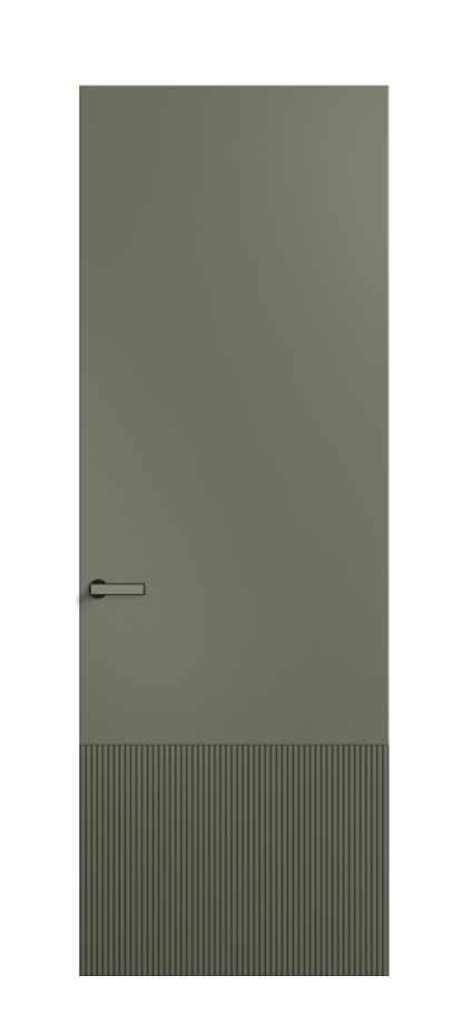 Межкомнатная дверь Вельвет 8202 Матовый оливковый тёмный. Цена 64969  | Volhovec
