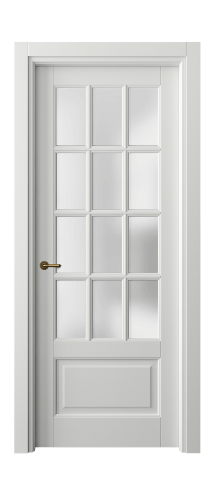 Межкомнатная дверь Toscana Grigliato 6313 Бук светло-серый Сатинированное стекло Цена 114199 ₽ | Volhovec