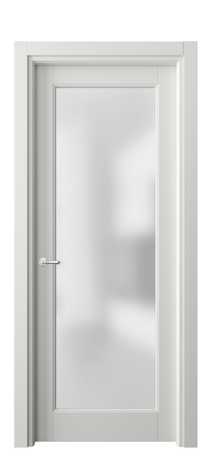 Межкомнатная дверь Toscana Elegante 6300 Бук светло-серый Сатинированное стекло Цена 89099 ₽ | Volhovec