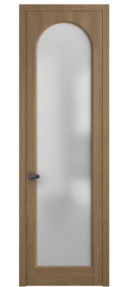 Межкомнатная дверь Palazzo 6804 Дуб мускатный матовый Сатинированное стекло Цена 148229 ₽ | Volhovec