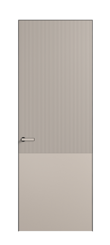 Дверь межкомнатная Velvet 8205 Матовый светло-бежевый. Скрытый короб Черный Цена 48951 . Фабрика дверей Волховец 8 (800) 551 43 19 Межкомнатная дверь Velvet 8205 Матовый светло-бежевый. Цена 48951 | Volhovec