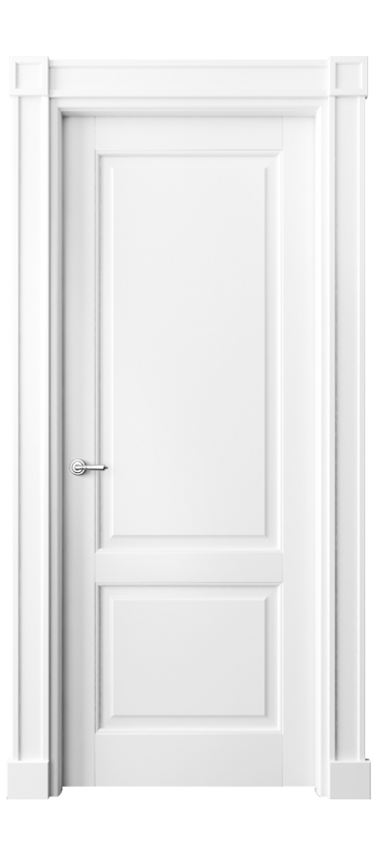 Межкомнатная дверь Тоскана Плано 6303 Матовый белоснежный  Цена 135339 ₽ | Volhovec