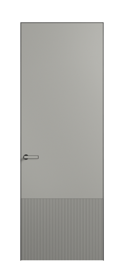 Межкомнатная дверь Вельвет 8202 Матовый нейтральный серый. Цена 64969  | Volhovec