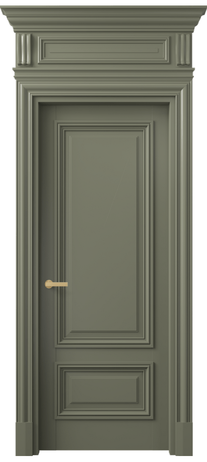 Межкомнатная дверь Антик 7307 Матовый оливковый тёмный  Цена 166409 ₽ | Volhovec