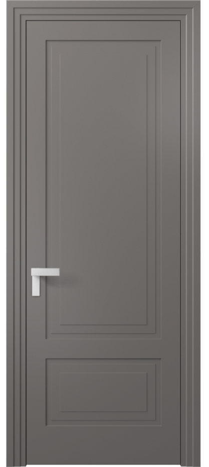 Межкомнатная дверь Rocca АКП 8341 Матовый классический серый  Цена 80499 ₽ | Volhovec
