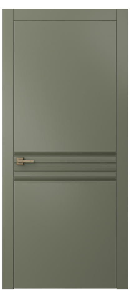 Межкомнатная дверь Linea АКП 8041 Матовый оливковый тёмный  Цена 50639 ₽ | Volhovec