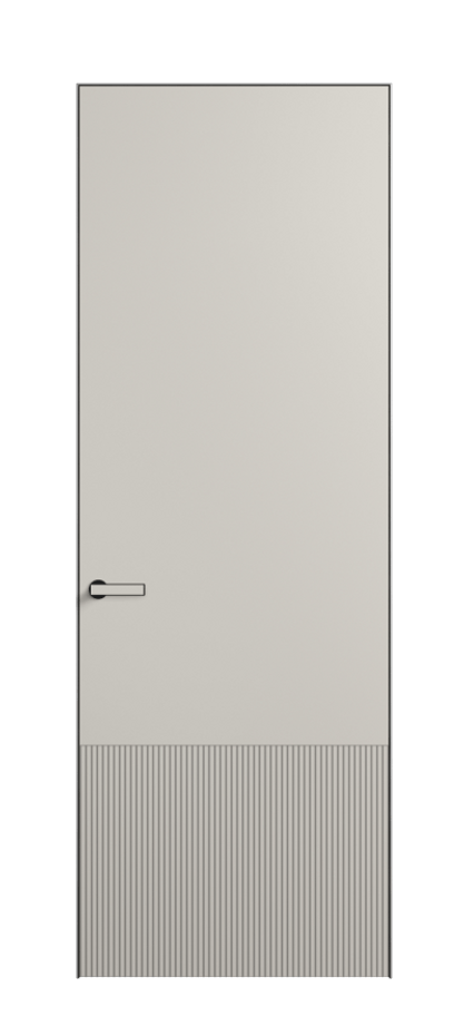 Дверь межкомнатная Velvet АКП 8202 Матовый облачно-серый. Скрытый короб Черный Цена 66689 . Фабрика дверей Волховец 8 (800) 551 43 19 Межкомнатная дверь Velvet АКП 8202 Матовый облачно-серый. Цена 66689 | Volhovec