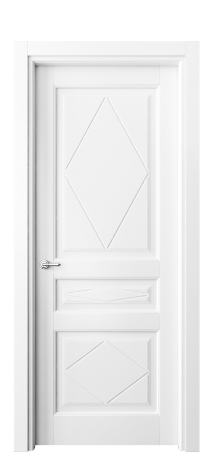 Межкомнатная дверь Тоскана Ромбо 6345 Матовый белоснежный  Цена 104899 ₽ | Volhovec