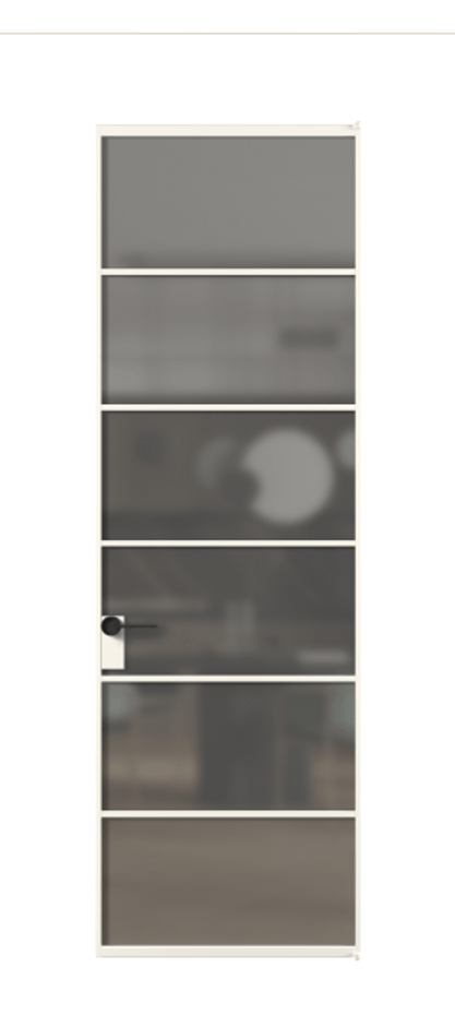 Алюминиевая дверь АЛПЛ040.04 Алюминий пудровый белый Сатинированное серое стекло, триплекс, 6 мм. Без короба АПБЛ Цена 115372 Стоимость комплекта двери включает:
1. Полотно (600/650/700/750/800/850/900/950*2000-2400 мм).
2. Короб
3. Комплект фурнитуры (2 торцевые петли и магнитный замок с ответной планкой). Фабрика дверей Волховец 8 (800) 551 43 19 Алюминиевая дверь АЛПЛ040.04 Алюминий пудровый белый Сатинированное серое стекло, триплекс, 6 мм Цена 115372 | Volhovec