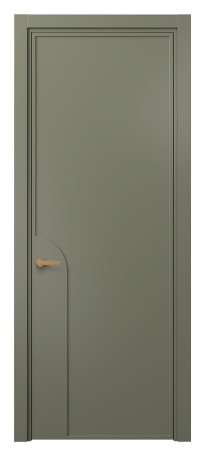 Межкомнатная дверь Frame 8605 Матовый оливковый тёмный  Цена 54899 ₽ | Volhovec