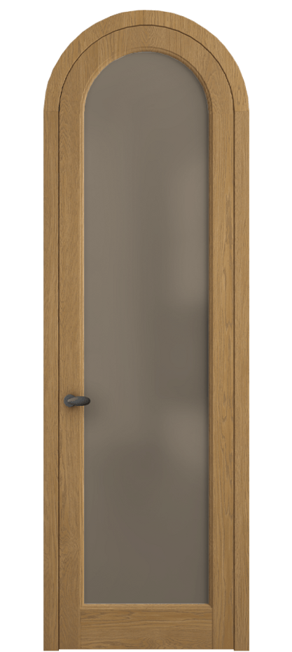 Межкомнатная дверь Palazzo 6814 Дуб солнечный матовый Сатинированное бронзовое стекло, триплекс Цена 206349 ₽ | Volhovec