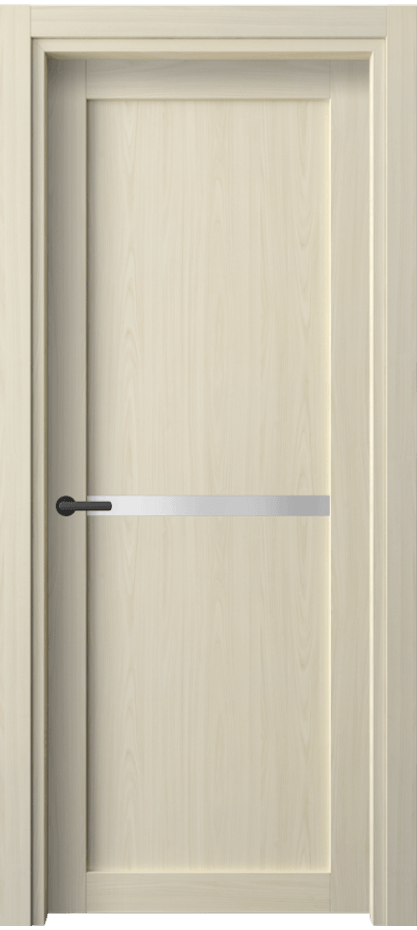Межкомнатная дверь Нео 2112 Молочный ясень Сатинированное стекло Цена 32899 ₽ | Volhovec