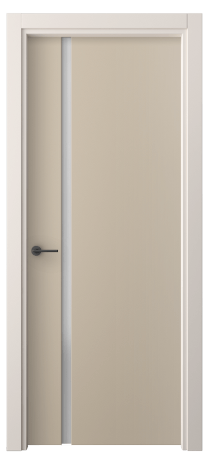 Межкомнатная дверь Фридом 4222 ПЭТ серо-коричневый  Сатинированное стекло Цена 33099 ₽ | Volhovec