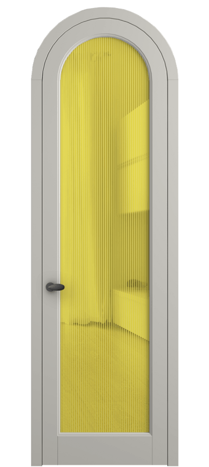 Дверь межкомнатная Палаццо 6814 Матовый тёплый серый Рифлёное желтое стекло "Дюна", триплекс 0536R МТСР Цена 131159 ₽ Наличники уже входят в базовый комплект. Фабрика дверей Волховец 8 (800) 551 43 19 Межкомнатная дверь Палаццо 6814 Матовый тёплый серый Рифлёное желтое стекло "Дюна", триплекс Цена 131159 ₽ | Volhovec