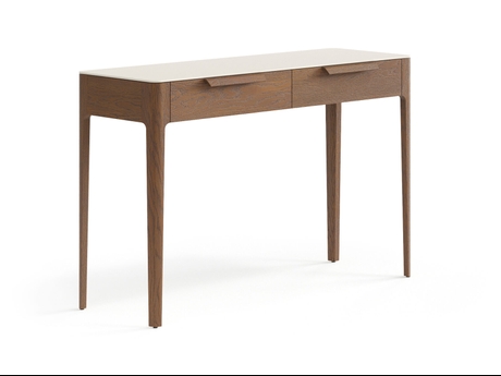 Мебель Консоль Piega 2 ящика. Цвет Дуб каштановый матовый. Материал Массив дуба матовый. Коллекция Консоль Piega 2 ящика. Фото. Мебель Консоль Piega 2 ящика. Цвет Дуб каштановый матовый. Материал Массив дуба матовый. Коллекция Консоль Piega 2 ящика. Картинка.