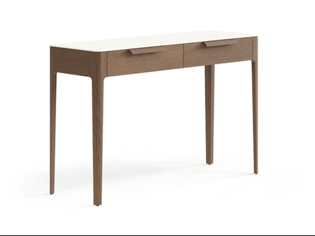 Мебель Консоль Piega 2 ящика. Цвет Дуб туманный матовый. Материал Массив дуба матовый. Коллекция Консоль Piega 2 ящика. Фото. Мебель Консоль Piega 2 ящика. Цвет Дуб туманный матовый. Материал Массив дуба матовый. Коллекция Консоль Piega 2 ящика. Картинка.