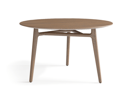 Мебель Стол Primo обеденный круглый 125×125 см. Цвет Дуб туманный матовый. Материал Массив дуба матовый. Коллекция Стол Primo обеденный круглый 125×125 см. Картинка.