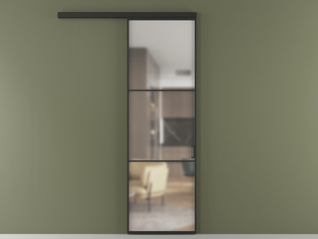 Перегородка Formato вдоль стены одностворчатая #VENDORCODE# #FURNISH# #GLASS# Цена #PRICE# #CURRENCY#  | Volhovec