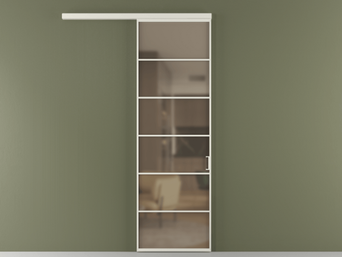 Перегородка Formato вдоль стены одностворчатая #VENDORCODE# #FURNISH# #GLASS# Цена #PRICE# #CURRENCY#  | Volhovec