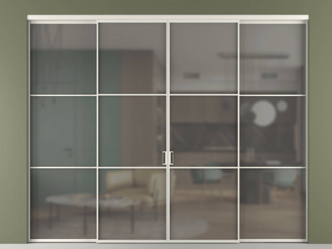 Перегородка Formato внутри проёма четырёхстворчатая #VENDORCODE# #FURNISH# #GLASS# Цена #PRICE# #CURRENCY#  | Volhovec