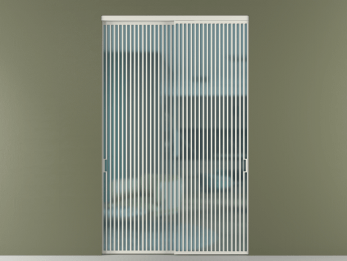 Перегородка Formato внутри проёма 2 створки АЛПР 040.06 Алюминий Белый Сатинированное голубое стекло, триплекс. Скрытый короб БЕЛ Цена 544400 ₽ 1. Полотно 2 шт. (800/2100 мм)
2. Комплект установки раздвижной системы
3. Базовый комплект фурнитуры
4.Ручка RONDO. Фабрика дверей Волховец 8 (800) 551 43 19 Перегородка Formato внутри проёма 2 створки АЛПР 040.06 Алюминий Белый Сатинированное голубое стекло, триплекс Цена 544400 ₽ | Volhovec