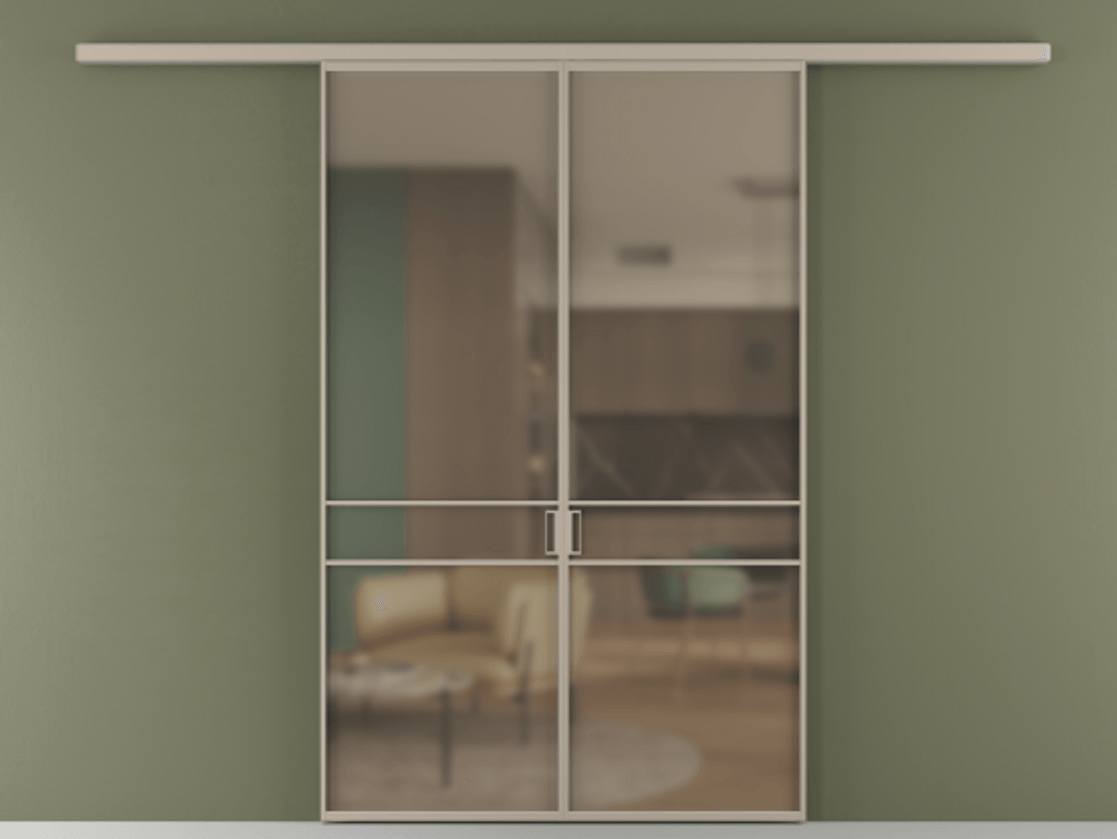 Перегородка Formato вдоль стены 2 створки АЛПР 040.02 Алюминий бисквитный Сатинированное бронзовое стекло, триплекс. Цена 233000 ₽ 1. Полотно 2 шт. (800/2100 мм)
2. Комплект установки раздвижной системы
3. Базовый комплект фурнитуры
4.Ручка RONDO
. Фабрика дверей Волховец 8 (800) 551 43 19 Перегородка Formato вдоль стены 2 створки АЛПР 040.02 Алюминий бисквитный Сатинированное бронзовое стекло, триплекс Цена 233000 ₽ | Volhovec