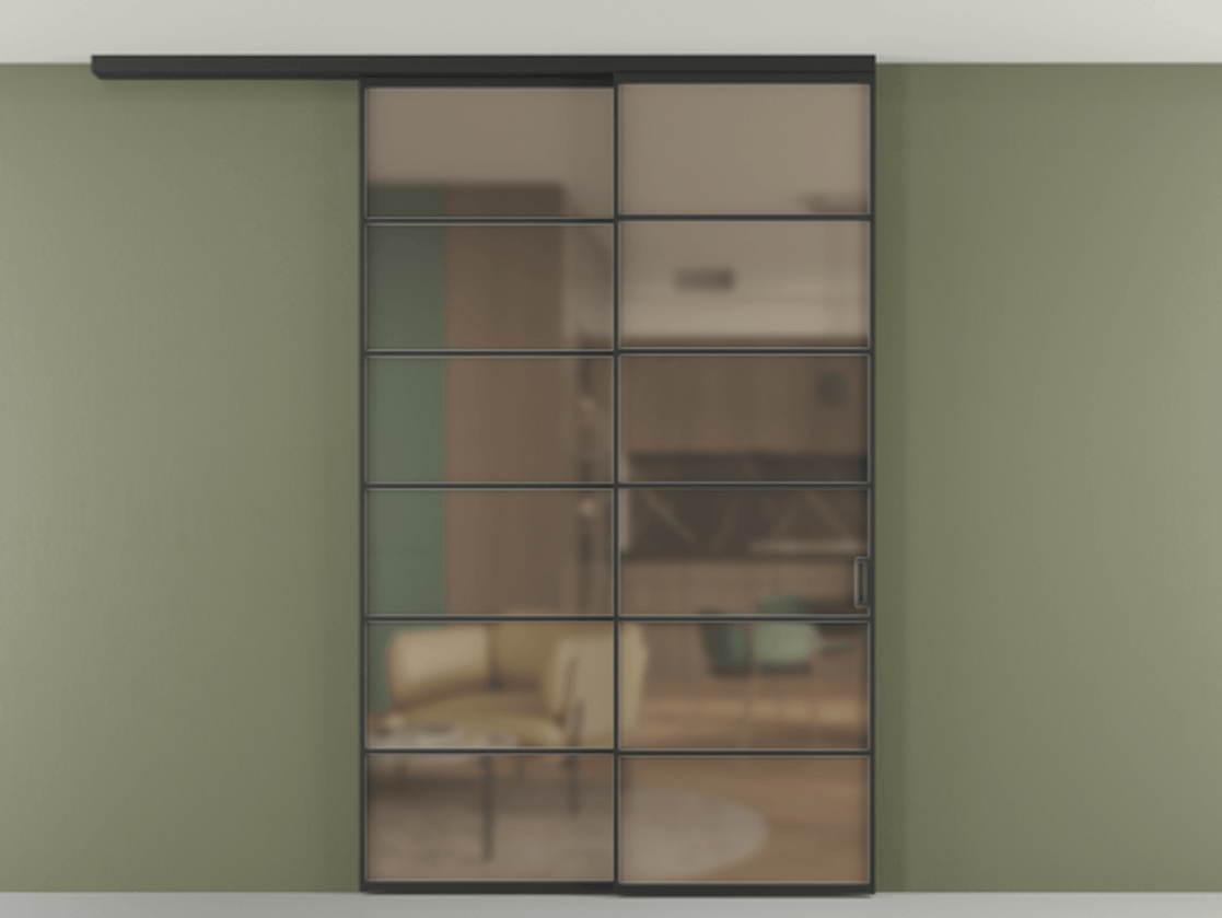 Перегородка Formato вдоль стены на потолок телескопик синхро 2 #VENDORCODE# #FURNISH# #GLASS# Цена #PRICE# #CURRENCY# | Volhovec