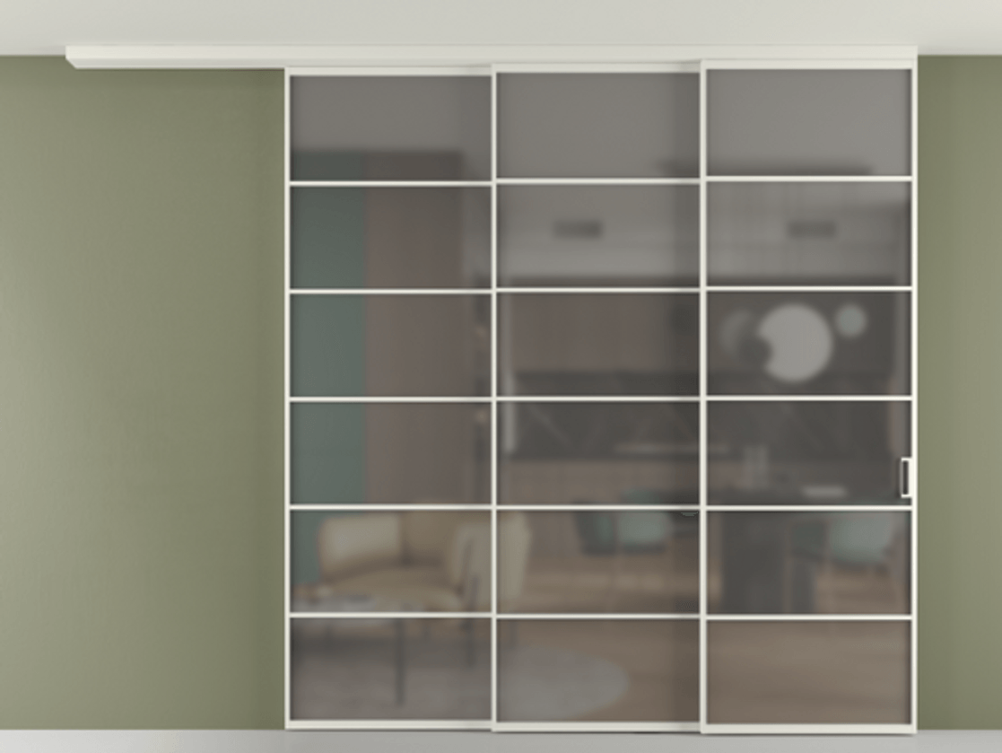 Перегородка Formato вдоль стены на потолок телескопик синхро 3 #VENDORCODE# #FURNISH# #GLASS# Цена #PRICE# #CURRENCY# | Volhovec