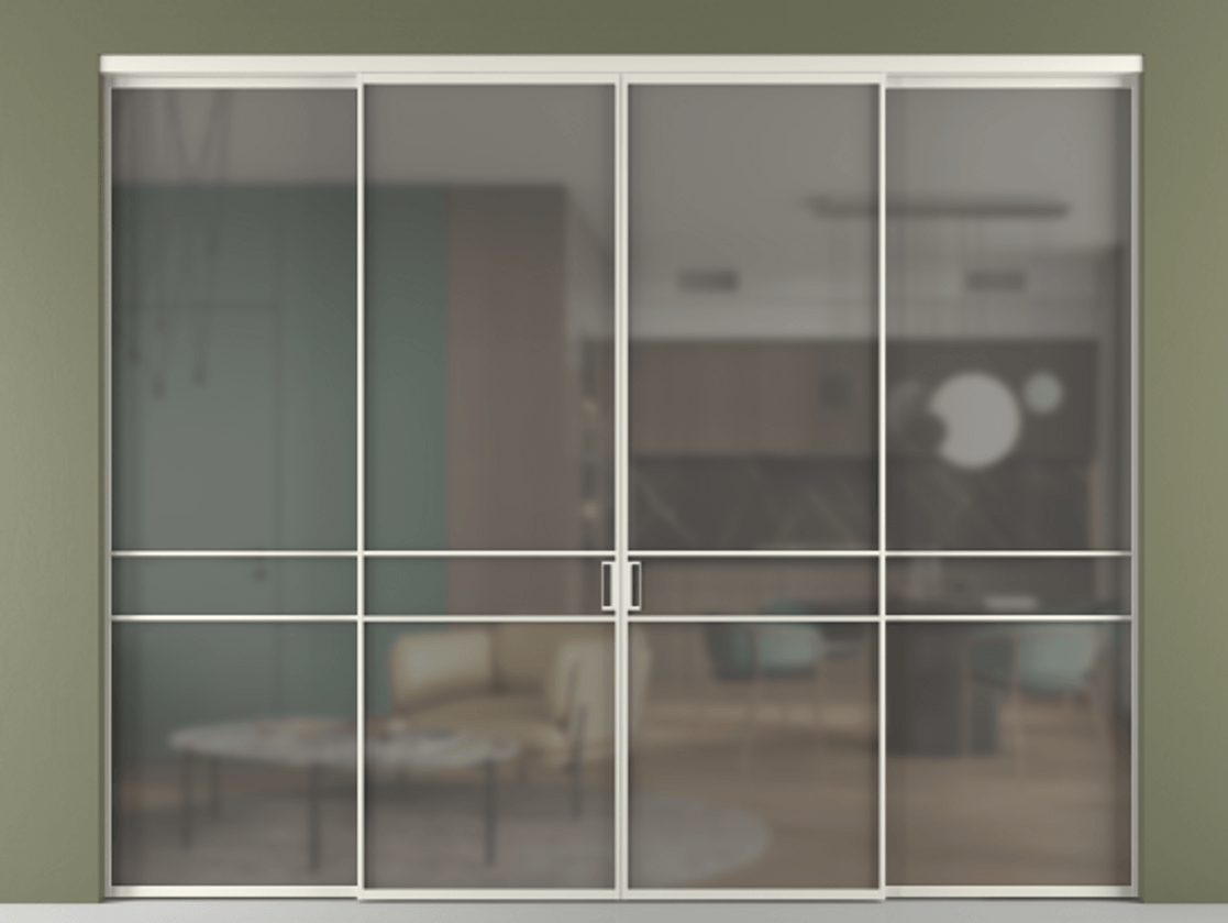 Перегородка Formato внутри проёма четырёхстворчатая #VENDORCODE# #FURNISH# #GLASS# Цена #PRICE# #CURRENCY#  | Volhovec