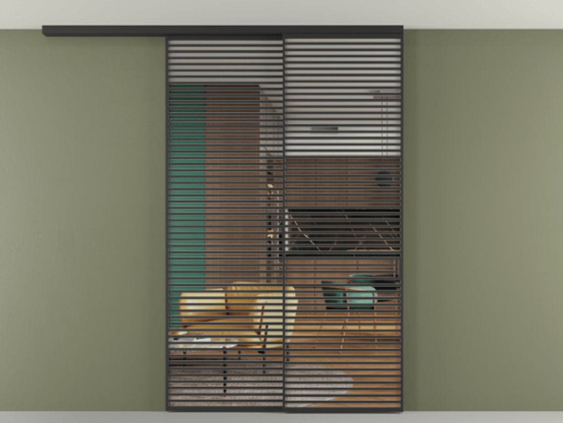 Перегородка Formato вдоль стены на потолок телескопик синхро 2 #VENDORCODE# #FURNISH# #GLASS# Цена #PRICE# #CURRENCY# | Volhovec