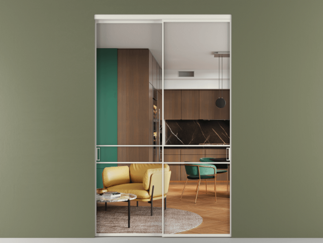 Перегородка Formato внутри проёма двустворчатая #VENDORCODE# #FURNISH# #GLASS# Цена #PRICE# #CURRENCY#  | Volhovec