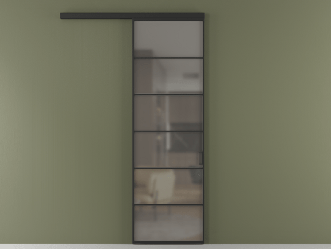 Перегородка Formato вдоль стены одностворчатая #VENDORCODE# #FURNISH# #GLASS# Цена #PRICE# #CURRENCY#  | Volhovec