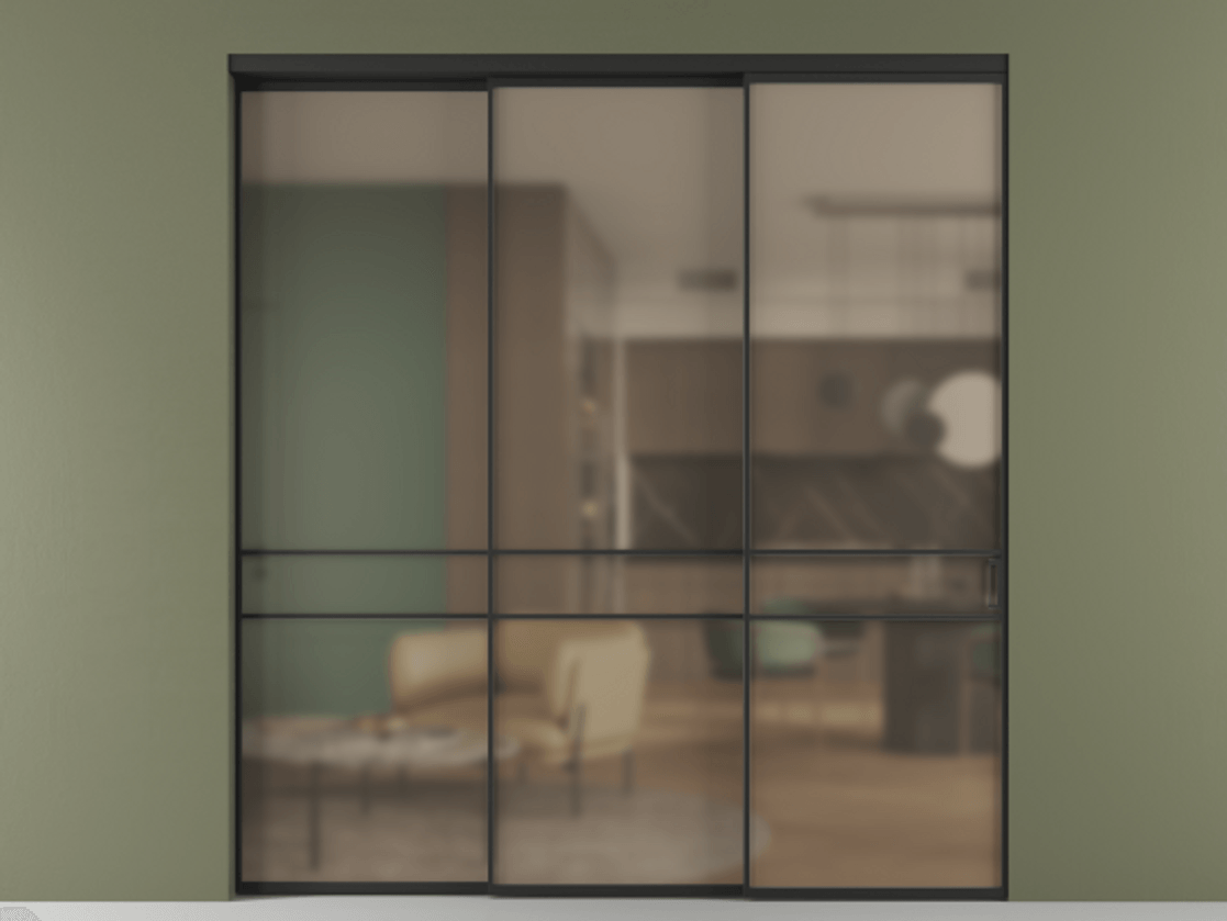 Перегородка Formato внутри проёма телескопик синхро-2 #VENDORCODE# #FURNISH# #GLASS# Цена #PRICE# #CURRENCY#  | Volhovec