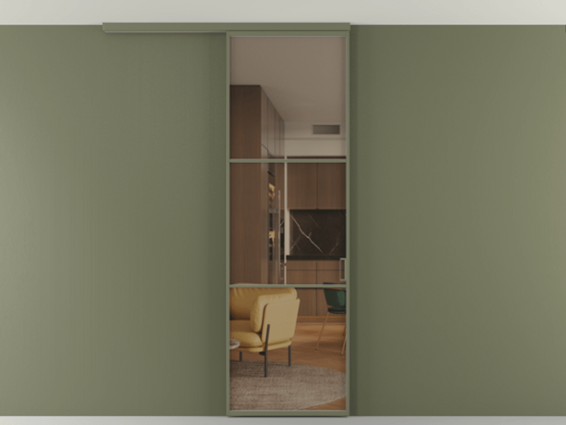 Перегородка Формато вдоль стены на потолок 1 створка АЛПР 040.03 Алюминий оливковый тёмный Прозрачное бронзовое стекло, триплекс. Цена 100988 ₽ 1. Полотно 2 шт. (800/2100 мм)
2. Комплект установки раздвижной системы
3. Базовый комплект фурнитуры
4.Ручка Рондо. Фабрика дверей Волховец 8 (800) 551 43 19 Перегородка Формато вдоль стены на потолок 1 створка АЛПР 040.03 Алюминий оливковый тёмный Прозрачное бронзовое стекло, триплекс Цена 100988 ₽ | Volhovec