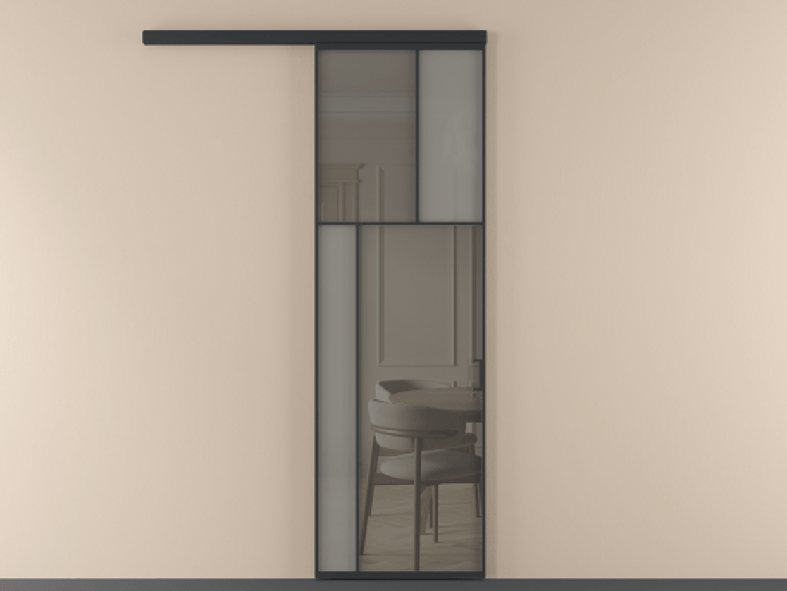 Перегородка Mosaic вдоль стены одностворчатая #VENDORCODE# #FURNISH# #GLASS# Цена #PRICE# #CURRENCY# | Volhovec