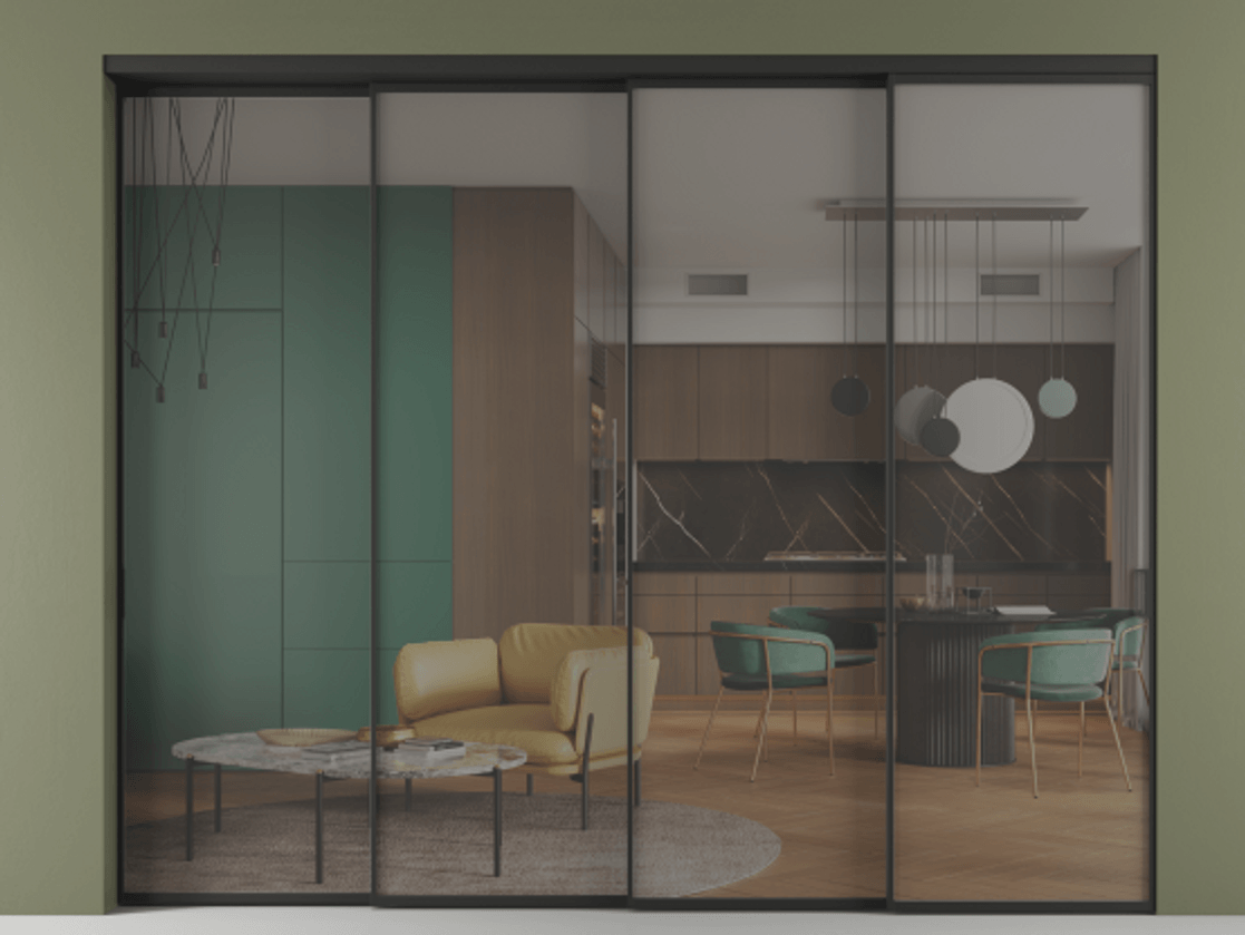 Перегородка Formato внутри проёма телескопик синхро-3 #VENDORCODE# #FURNISH# #GLASS# Цена #PRICE# #CURRENCY# | Volhovec