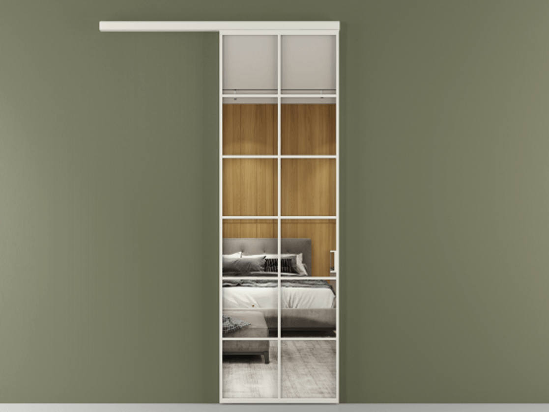 Перегородка Formato вдоль стены одностворчатая #VENDORCODE# #FURNISH# #GLASS# Цена #PRICE# #CURRENCY#  | Volhovec