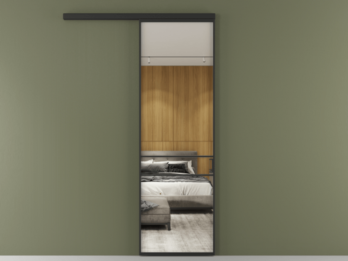 Перегородка Formato вдоль стены одностворчатая #VENDORCODE# #FURNISH# #GLASS# Цена #PRICE# #CURRENCY#  | Volhovec