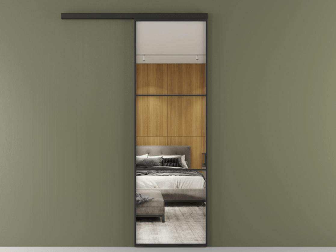 Перегородка Formato вдоль стены одностворчатая #VENDORCODE# #FURNISH# #GLASS# Цена #PRICE# #CURRENCY#  | Volhovec