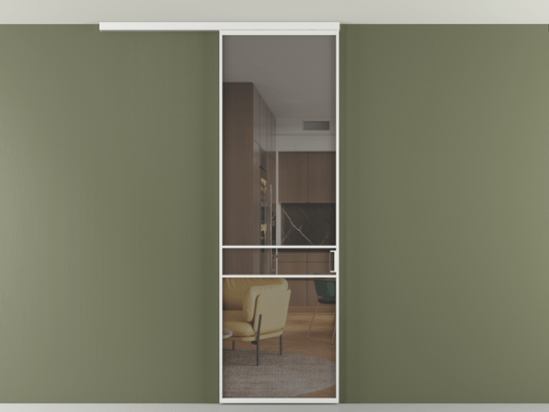 Перегородка Формато вдоль стены на потолок 1 створка АЛПР 040.02 Алюминий белоснежный Прозрачное серое стекло, триплекс. Цена 106040 ₽ 1. Полотно 2 шт. (800/2100 мм)
2. Комплект установки раздвижной системы
3. Базовый комплект фурнитуры
4.Ручка Рондо. Фабрика дверей Волховец 8 (800) 551 43 19 Перегородка Формато вдоль стены на потолок 1 створка АЛПР 040.02 Алюминий белоснежный Прозрачное серое стекло, триплекс Цена 106040 ₽ | Volhovec