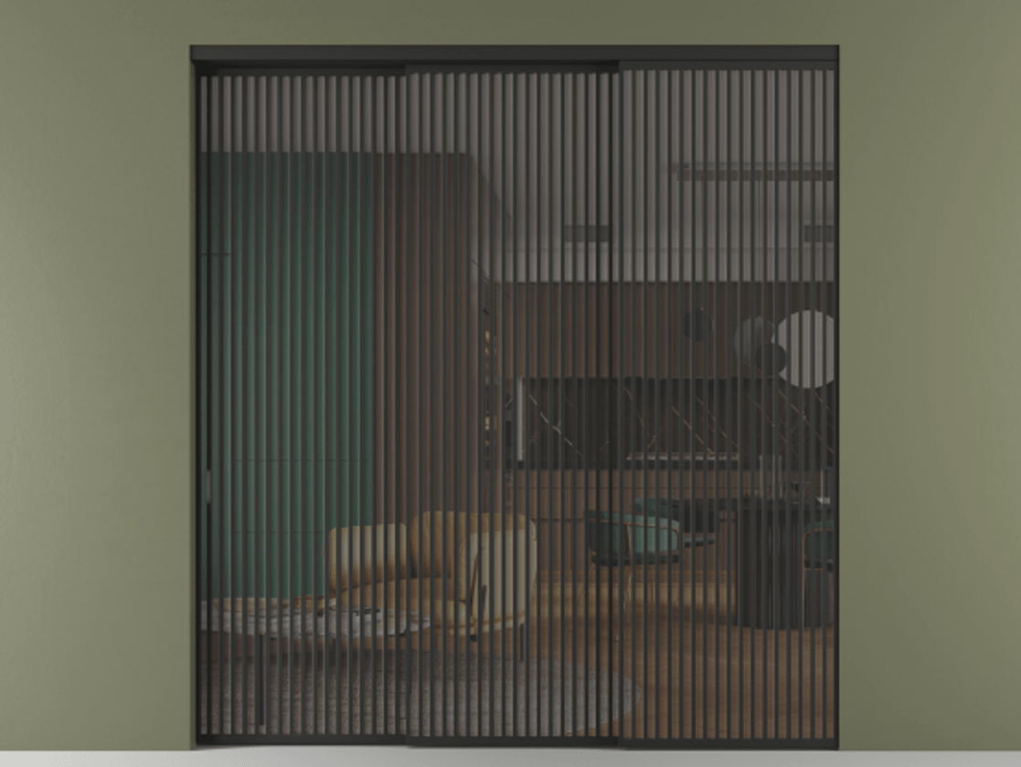 Перегородка Formato внутри проёма телескопик синхро-2 #VENDORCODE# #FURNISH# #GLASS# Цена #PRICE# #CURRENCY#  | Volhovec