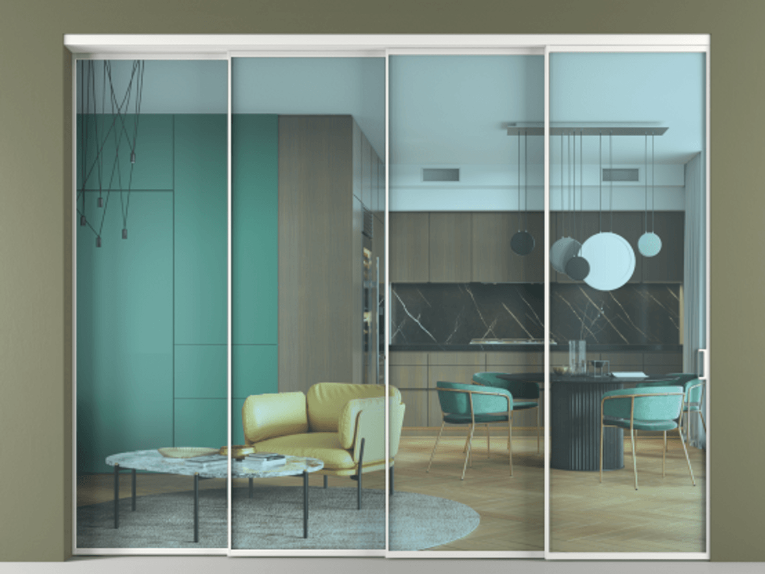 Перегородка Formato внутри проёма телескопик синхро-3 #VENDORCODE# #FURNISH# #GLASS# Цена #PRICE# #CURRENCY# | Volhovec