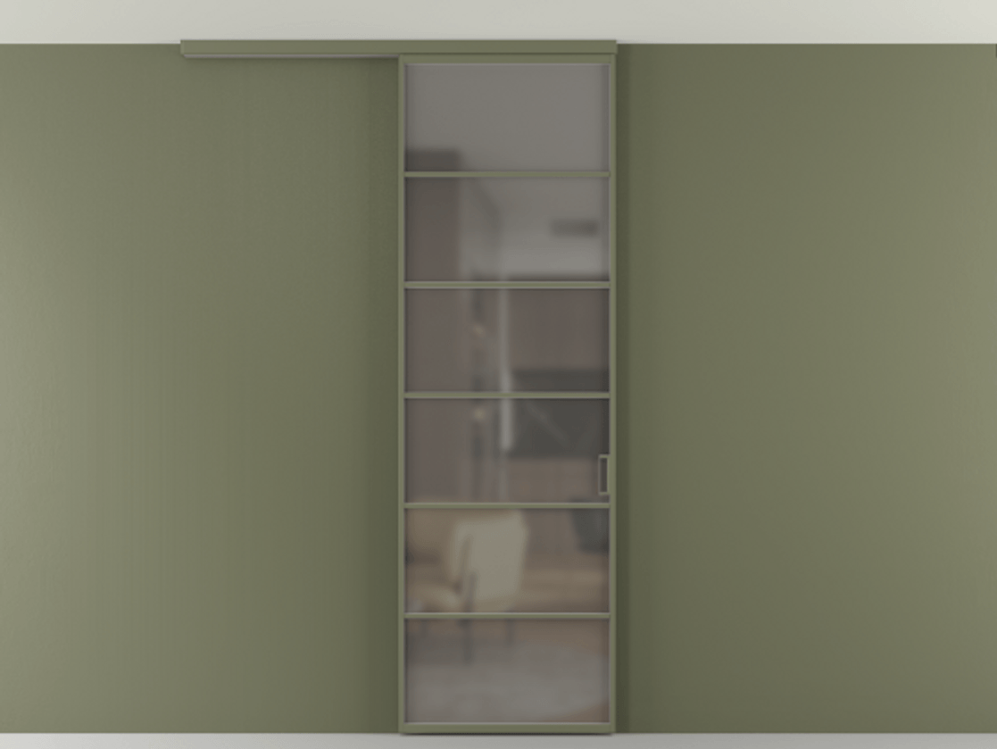 Перегородка Формато вдоль стены на потолок 1 створка АЛПР 040.04 Алюминий оливковый тёмный Сатинированное серое стекло, триплекс. Цена 107852 ₽ 1. Полотно 2 шт. (800/2100 мм)
2. Комплект установки раздвижной системы
3. Базовый комплект фурнитуры
4.Ручка Рондо. Фабрика дверей Волховец 8 (800) 551 43 19 Перегородка Формато вдоль стены на потолок 1 створка АЛПР 040.04 Алюминий оливковый тёмный Сатинированное серое стекло, триплекс Цена 107852 ₽ | Volhovec