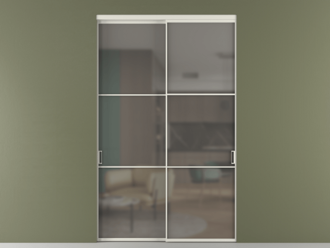 Перегородка Formato внутри проёма двустворчатая #VENDORCODE# #FURNISH# #GLASS# Цена #PRICE# #CURRENCY#  | Volhovec