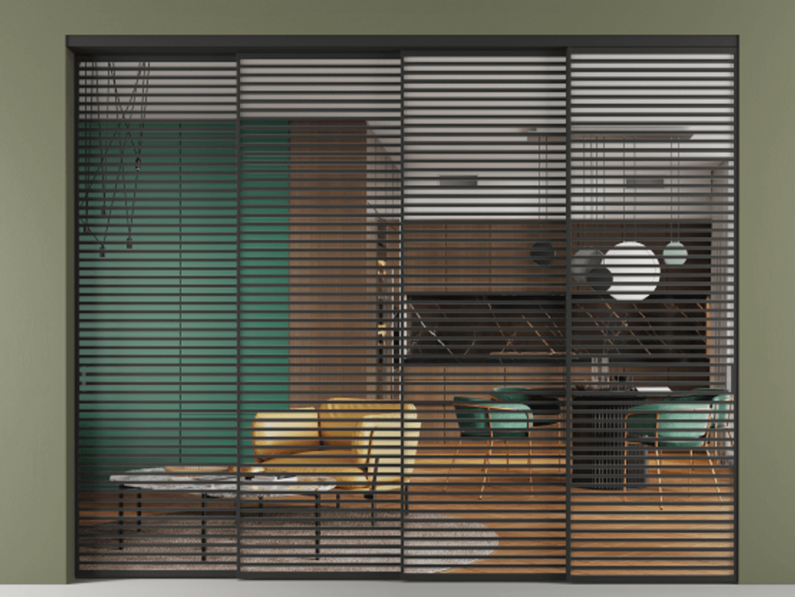Перегородка Formato внутри проёма телескопик синхро-3 #VENDORCODE# #FURNISH# #GLASS# Цена #PRICE# #CURRENCY# | Volhovec