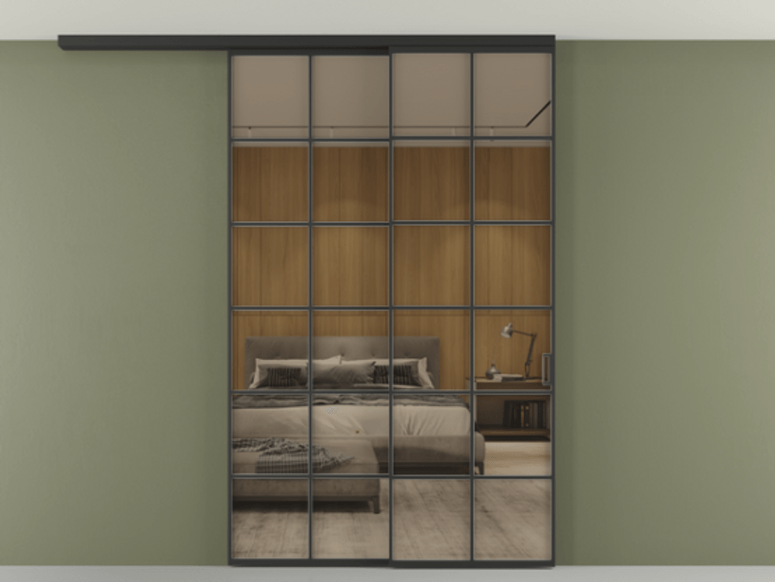 Перегородка Formato вдоль стены на потолок телескопик синхро 2 #VENDORCODE# #FURNISH# #GLASS# Цена #PRICE# #CURRENCY# | Volhovec