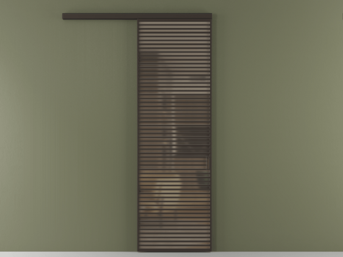 Перегородка Formato вдоль стены одностворчатая #VENDORCODE# #FURNISH# #GLASS# Цена #PRICE# #CURRENCY#  | Volhovec